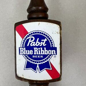 Vintage Pabst Blue Ribbon Wood Tap Handle